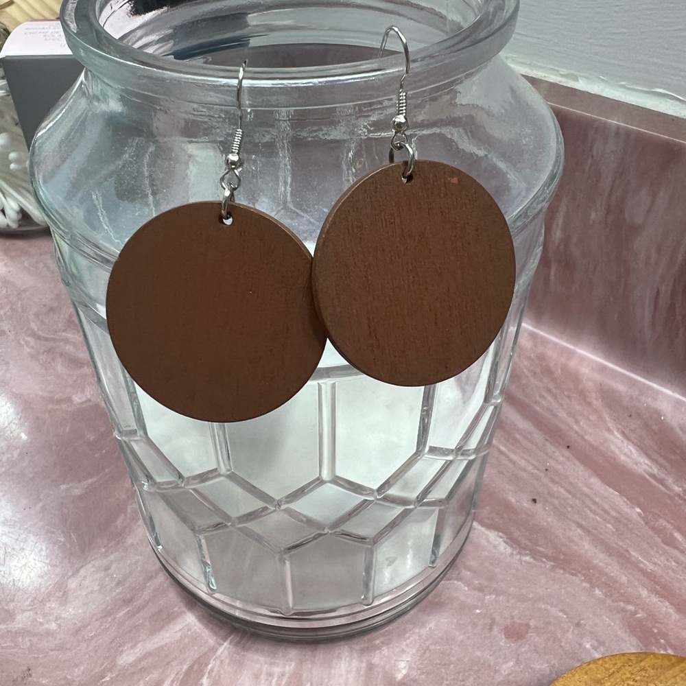 Wooden earrings